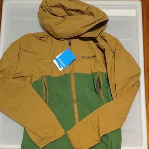 New Vintage Rare Columbia Color Block Frocks Jacket Anorak Rain Water Resistant